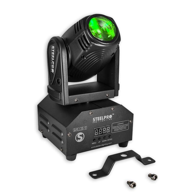 Cabeza Móvil Maleta 4 En 1 Steelpro 2 Mini Beam Rgbw + Envio