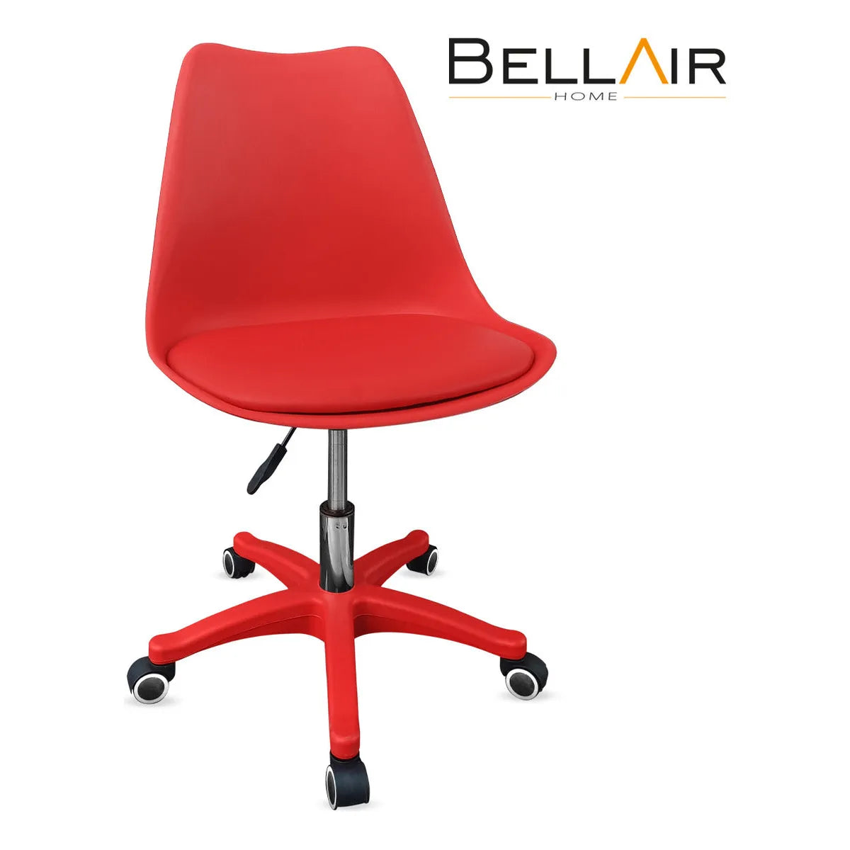 2 Sillas Giratoria Oficina Acolchonada Ergonómica Bellair