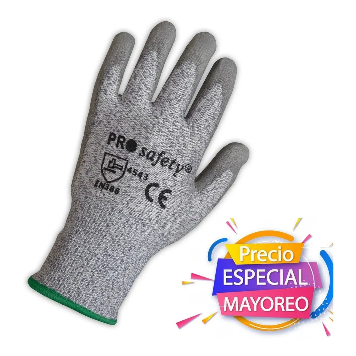 5 Pares De Guantes Anticorte Nivel 5 Industrial Steelpro
