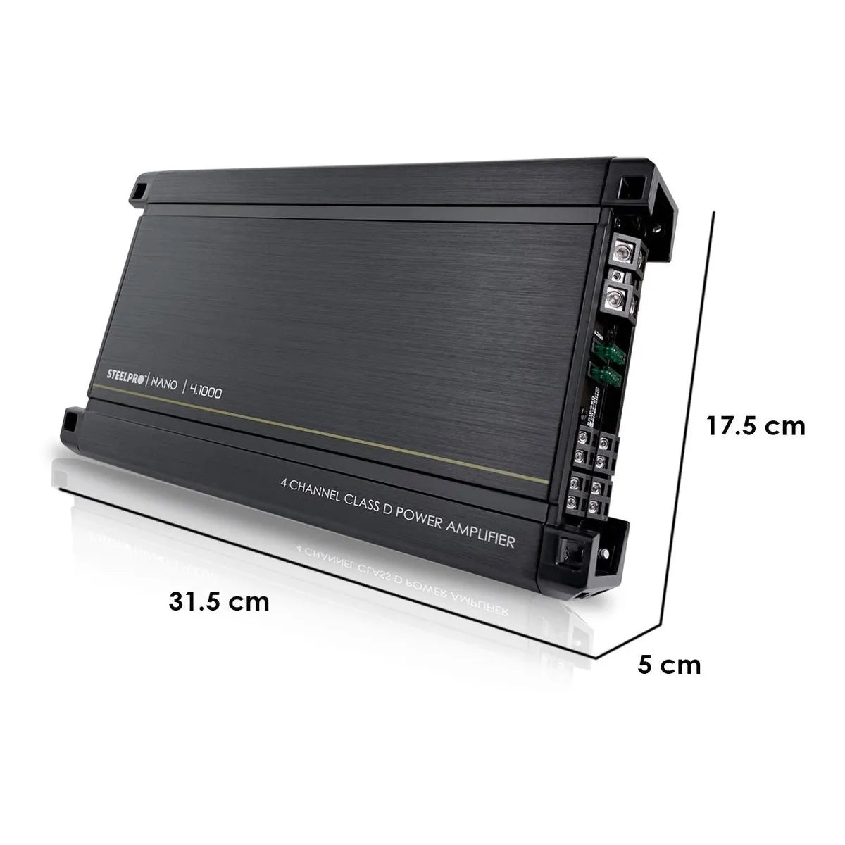 Amplificador 4 Canales Tecnologia Nano-4.1000 W By Steelpro