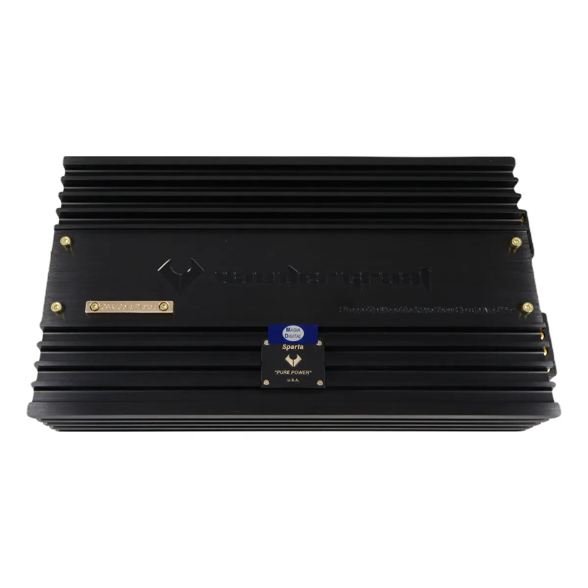 Amplificador Clase D 2ch Sparta Vander Graaf 3500w Monoblock Color Negro