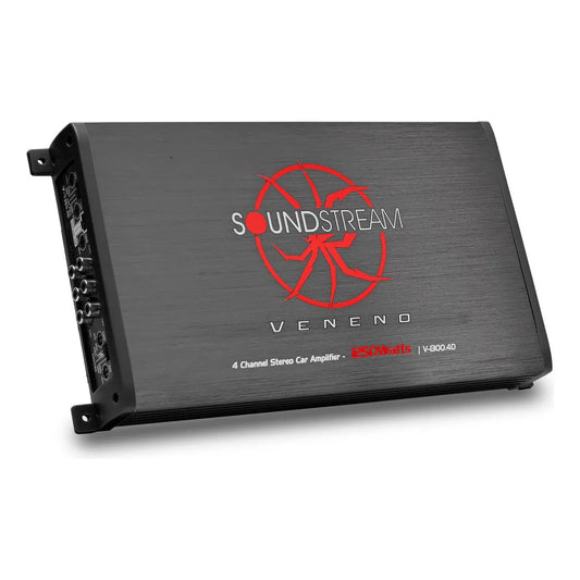 Amplificador Clase D 4 Canales 1250w Max Veneno Soundstream