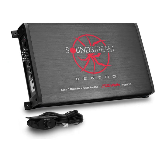 Amplificador Clase D Monoblock 2500w Max Veneno Soundstream