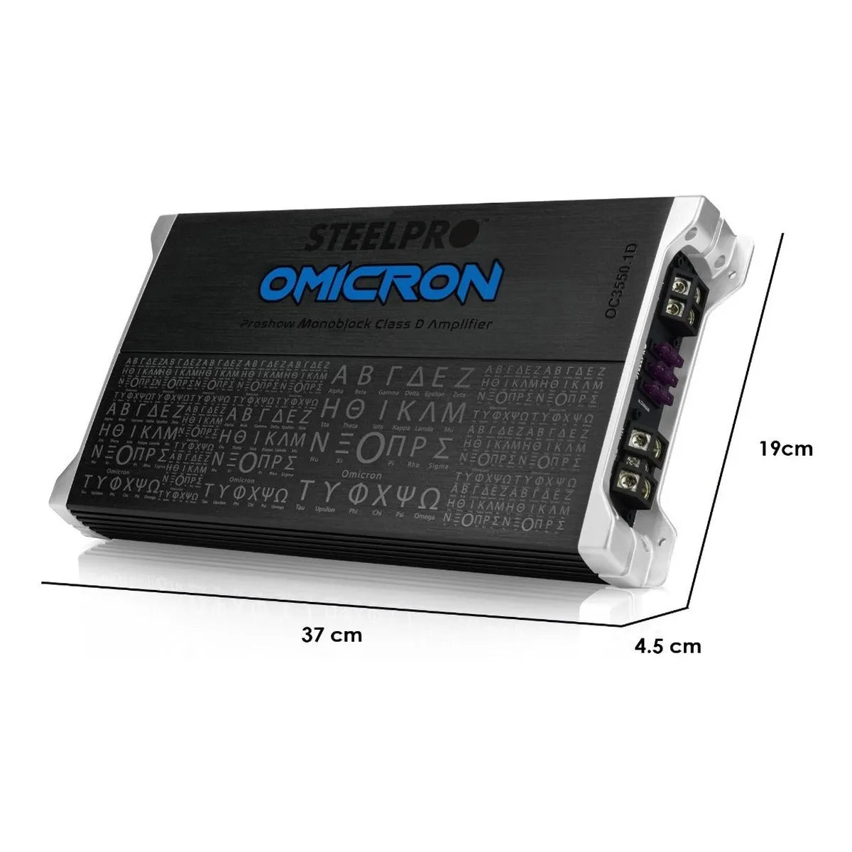 Amplificador Clase D Monoblock 3500w Max Ómicron By Steelpro