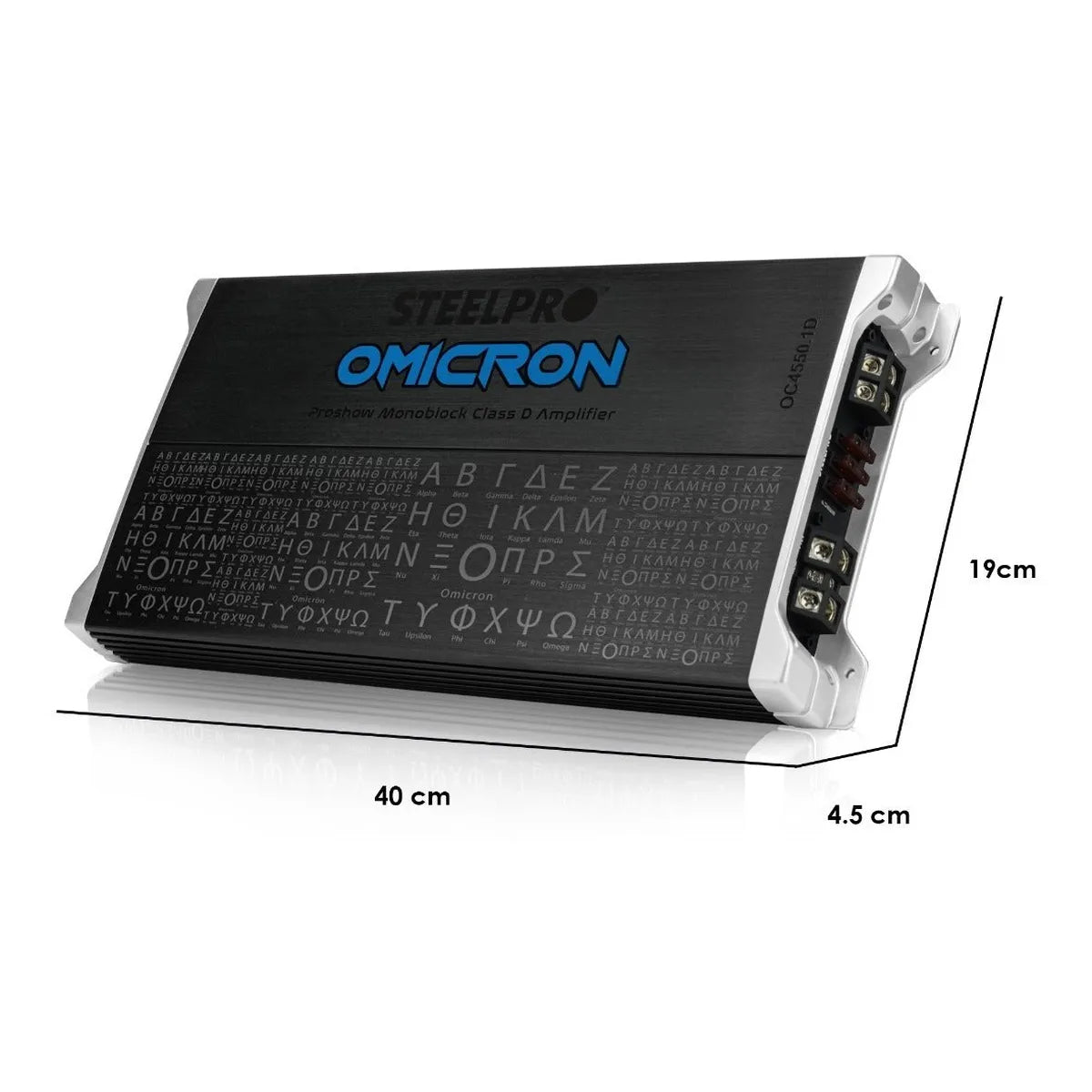 Amplificador Clase D Monoblock 4500w Max Ómicron By Steelpro