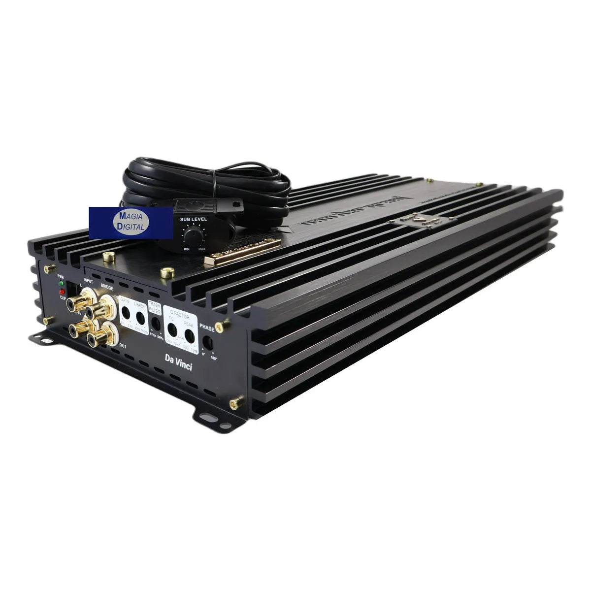 Amplificador Clased 2ch Da Vinci Vander Graaf 5000w Monobloc Color Negro