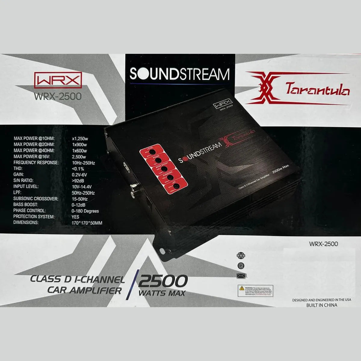 Amplificador Soundstream Tarantula Wrx-2500 1 Canal Clase D 2500w