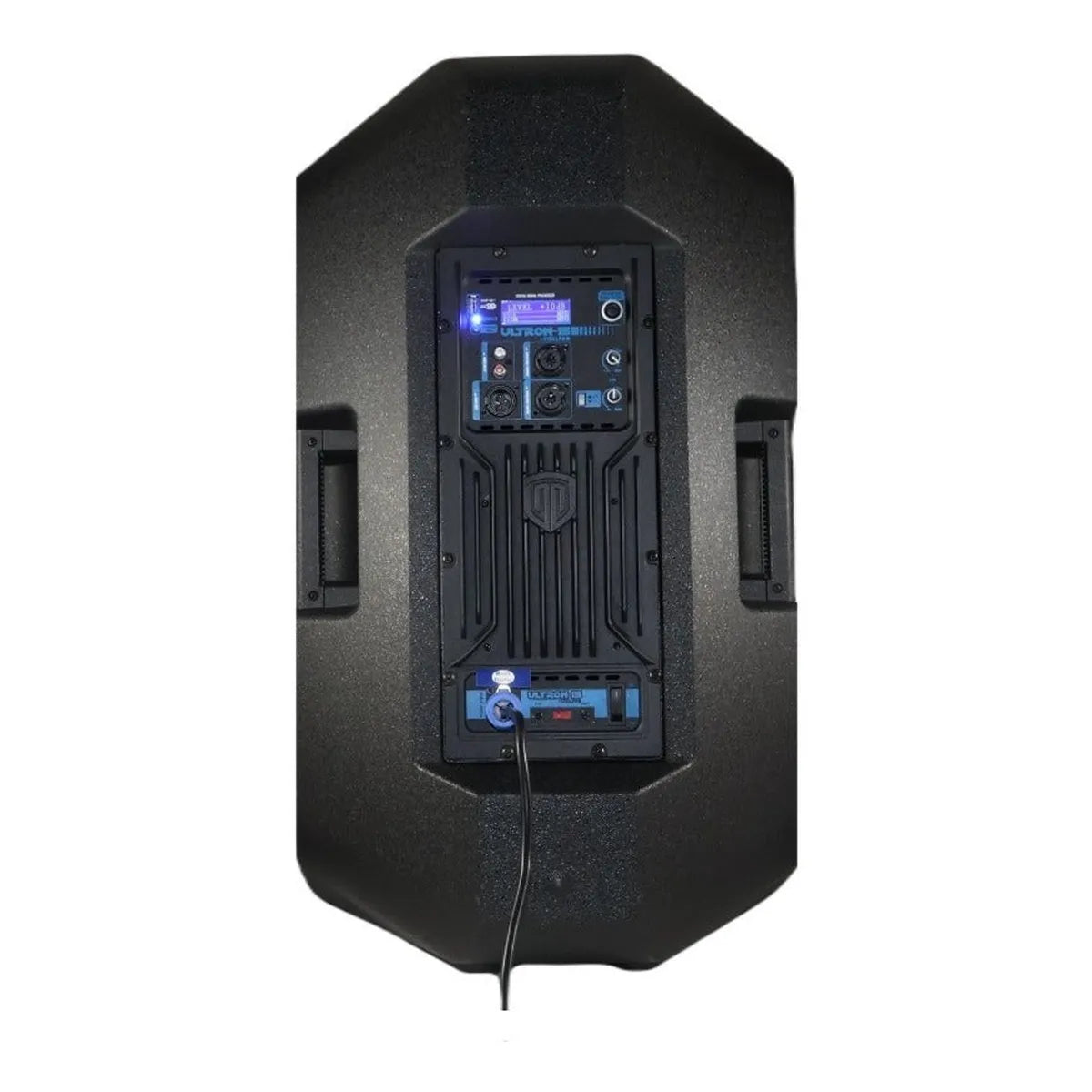 Bafle Steelpro Ultron 15 Negro, Bi-amplificado, 600w Rms, Subwoofer Activo, Con Bluetooth Y Pantalla