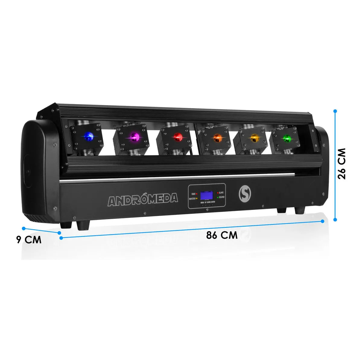Barra Laser 3 En 1 Rgb Andromeda Steelpro 500mw X 6
