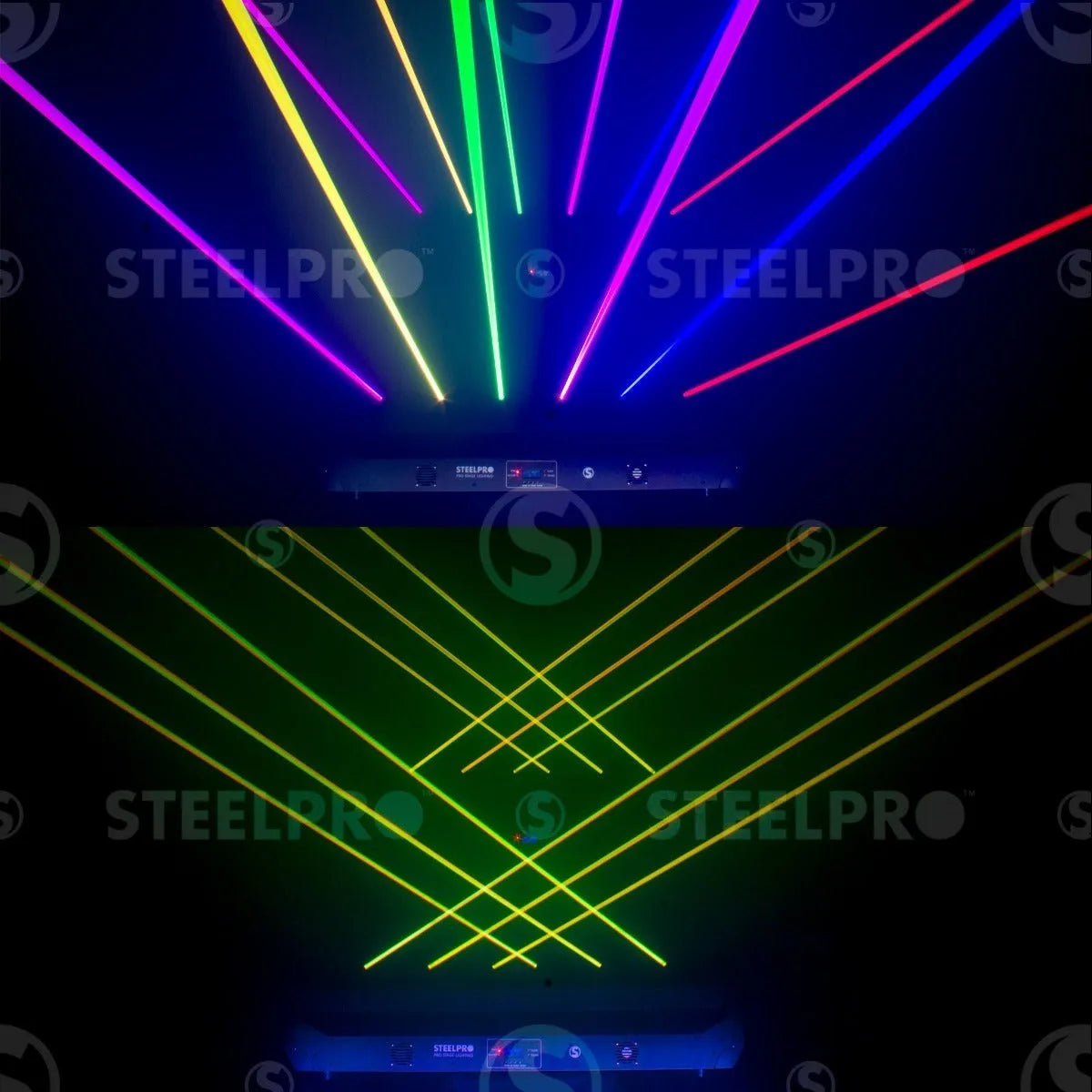 Barra Laser 3 En 1 Rgb Andromeda Steelpro 500mw X 6