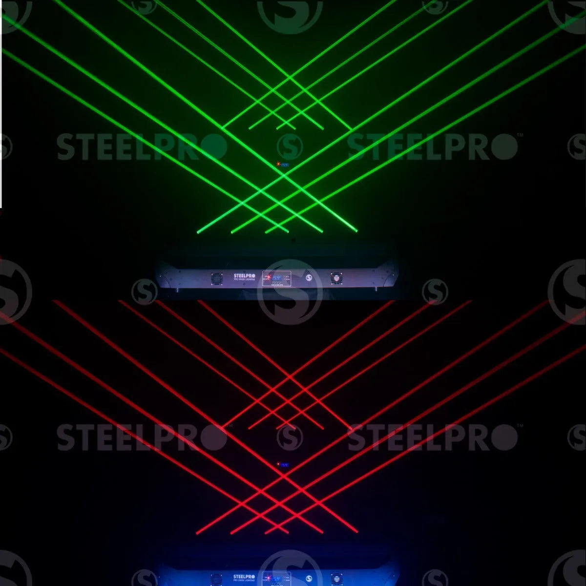 Barra Laser 3 En 1 Rgb Andromeda Steelpro 500mw X 6