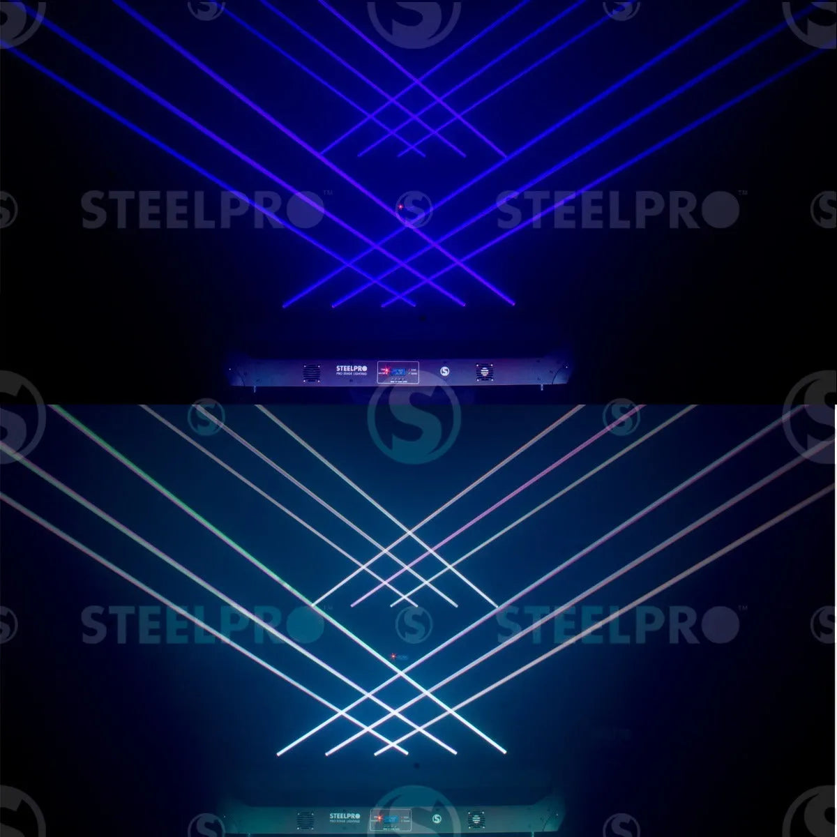 Barra Laser 3 En 1 Rgb Andromeda Steelpro 500mw X 6