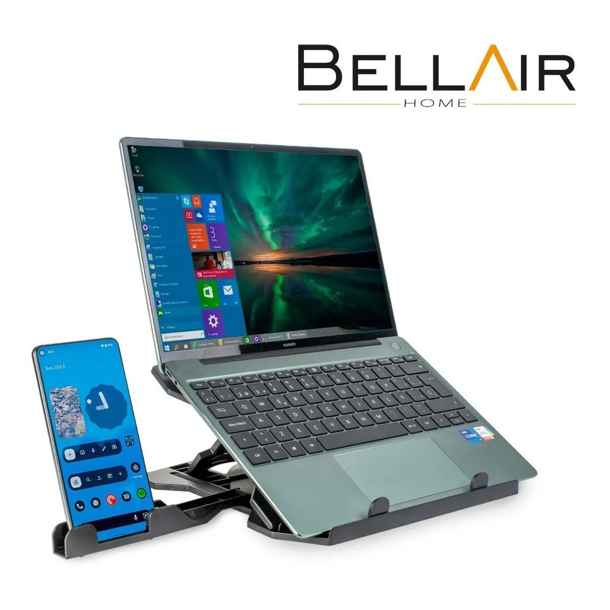 Base Soporte Para Laptop Portátil Giratorio 360° - Bellair