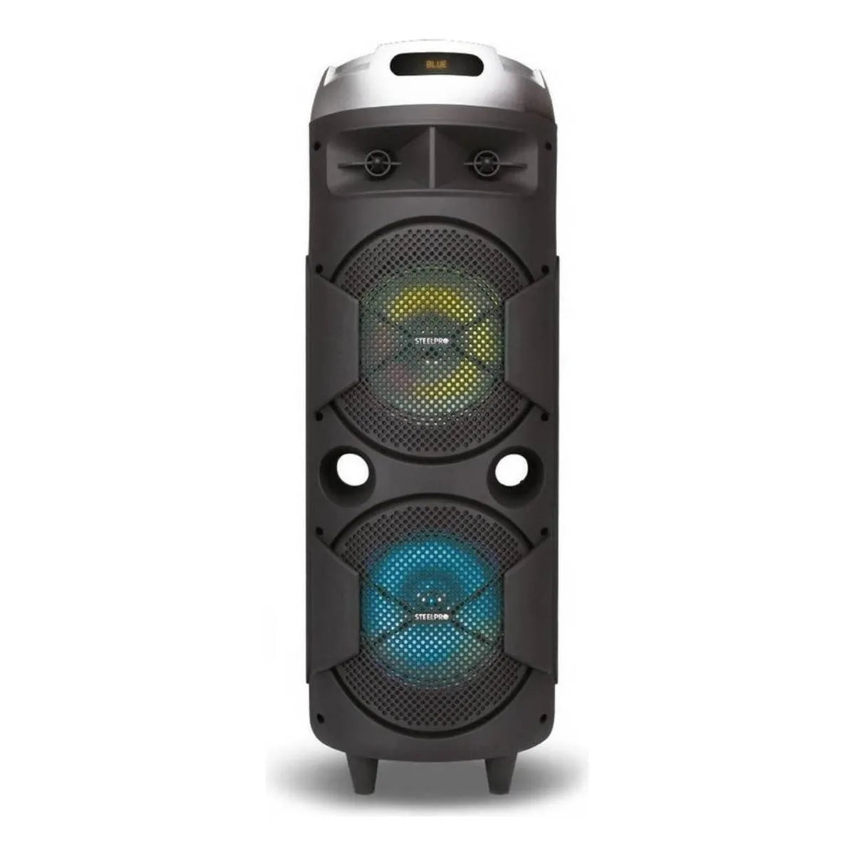 Bocina Portátil Steelpro Bazzoka 200w, Bluetooth, Karaoke, Negro