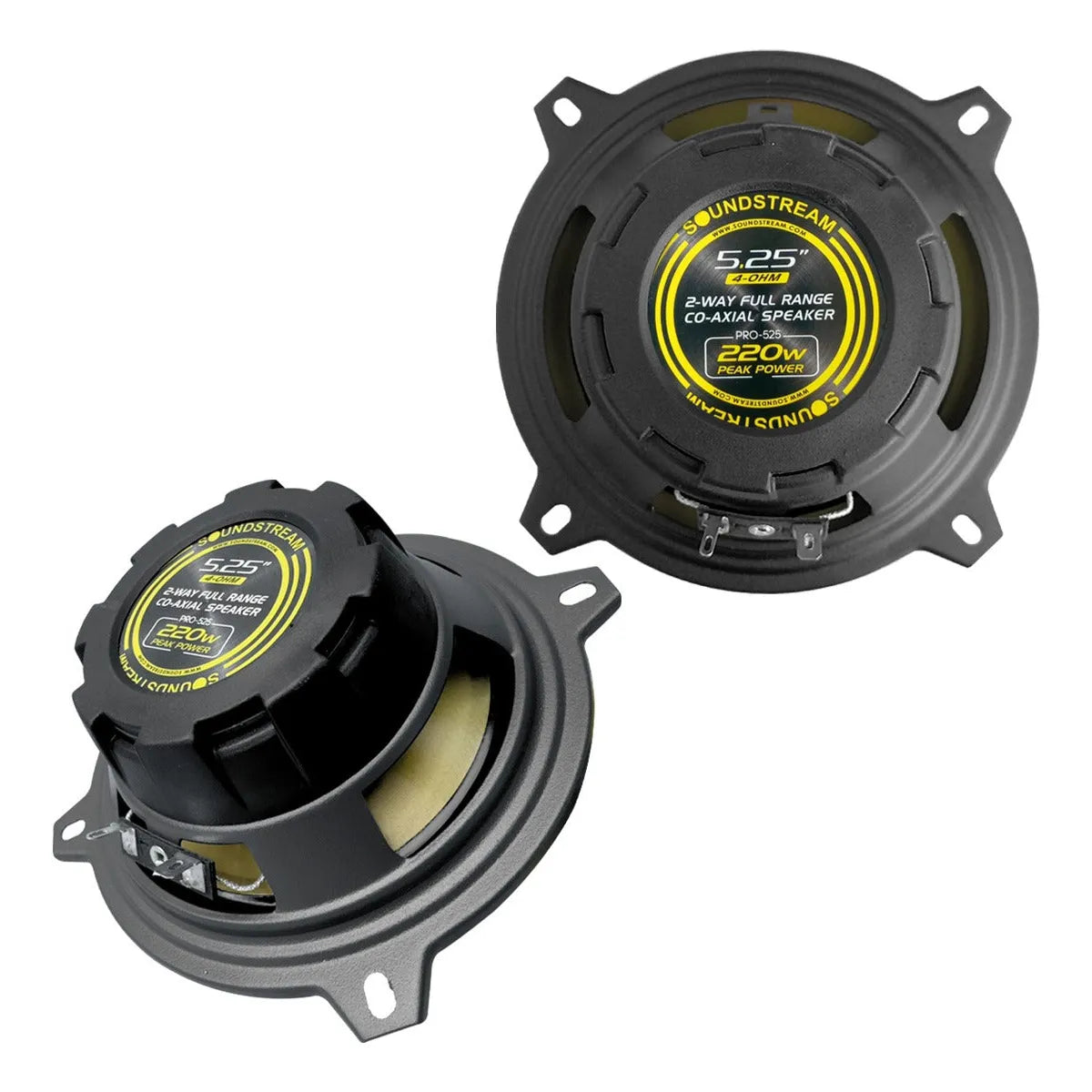 Bocinas Auto 5.25 PuLG Carbono Pro Kevlar 2 Vías Soundstream