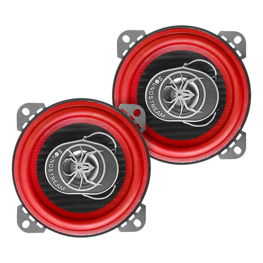 Bocinas Para Auto 4 PuLG Fibra Carbono 2 Vías  Soundstream