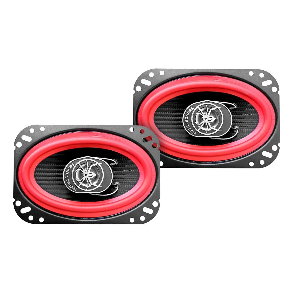 Bocinas Para Auto 4x6 Fibra Carbono 2 Vías Soundstream
