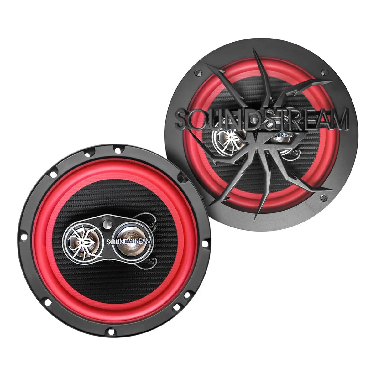Bocinas Para Auto 6.5 Fibra Carbono 4 Vías  Soundstream