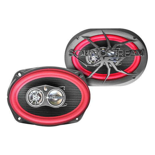 Bocinas Para Auto 6x9 Fibra Carbono 4 Vías  Soundstream