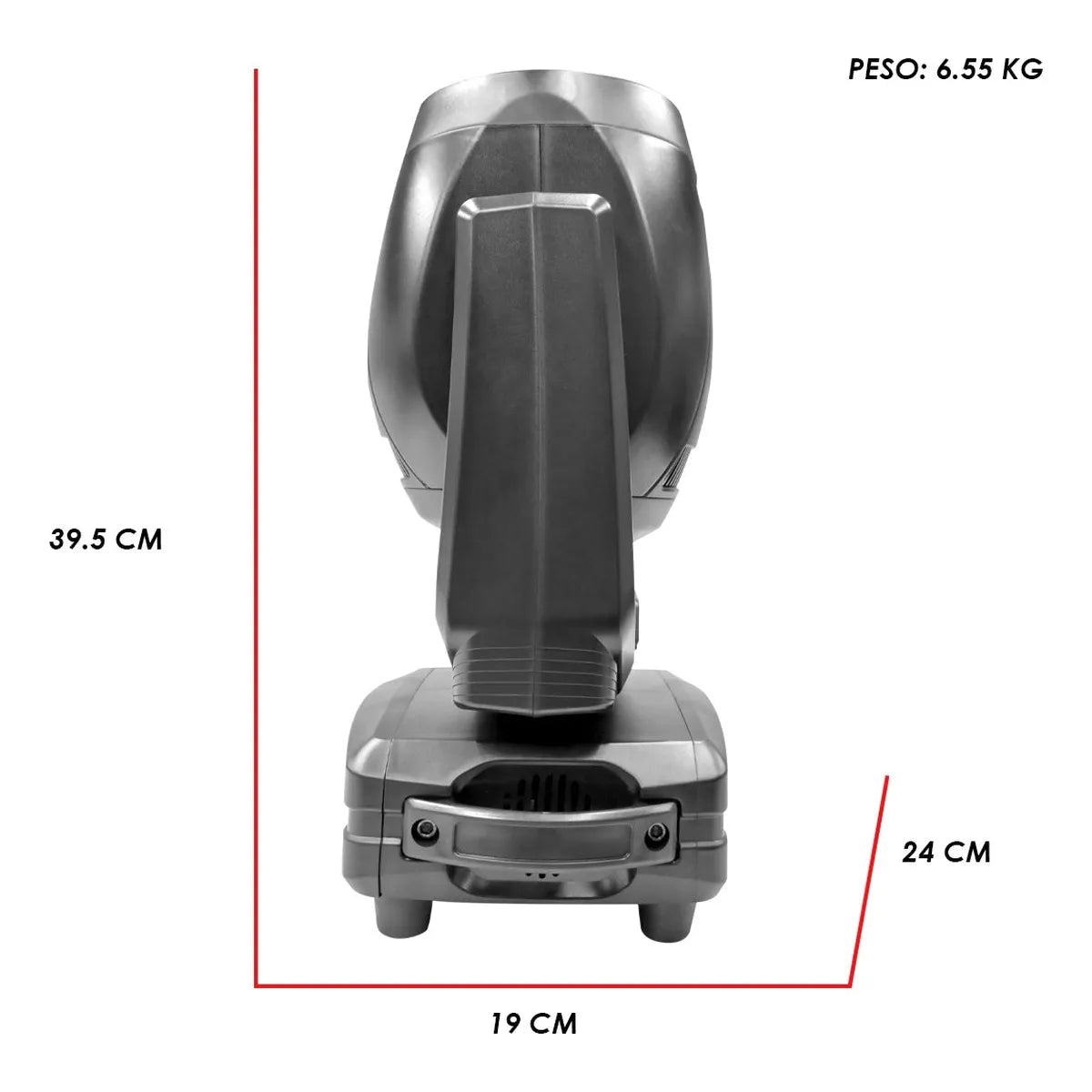 Cabeza Móviles Led Beam Profesional Efector Rainbow Steelpro