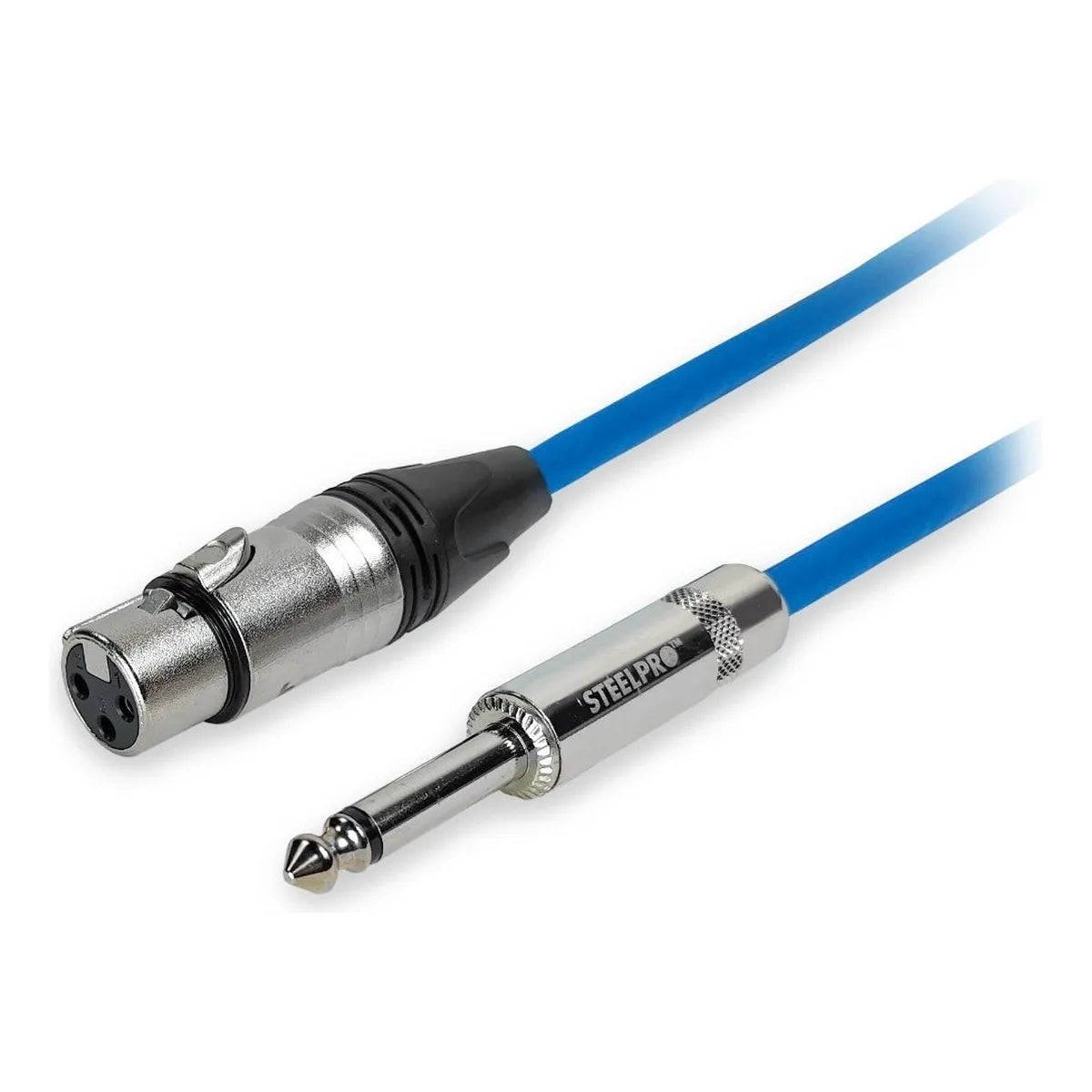 Cable Para Microfono Profesional 3m Hembra-plug 6.3 Steelpro
