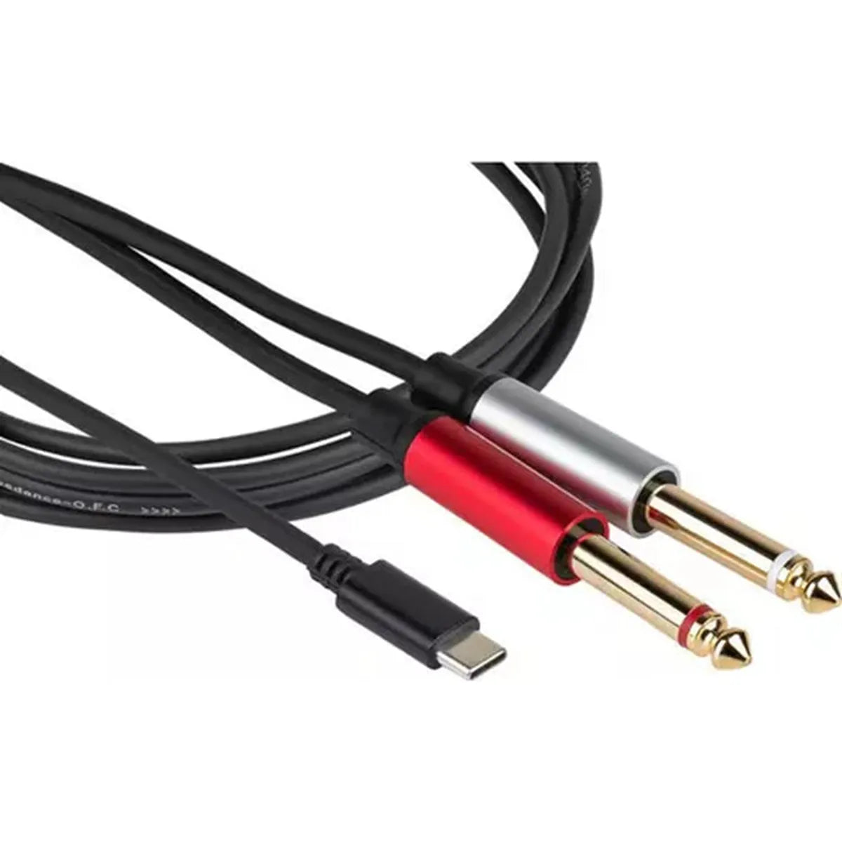 Cable Plug 6.3mm-usbc 6363 1.5m Free Oxyge By Steelpro