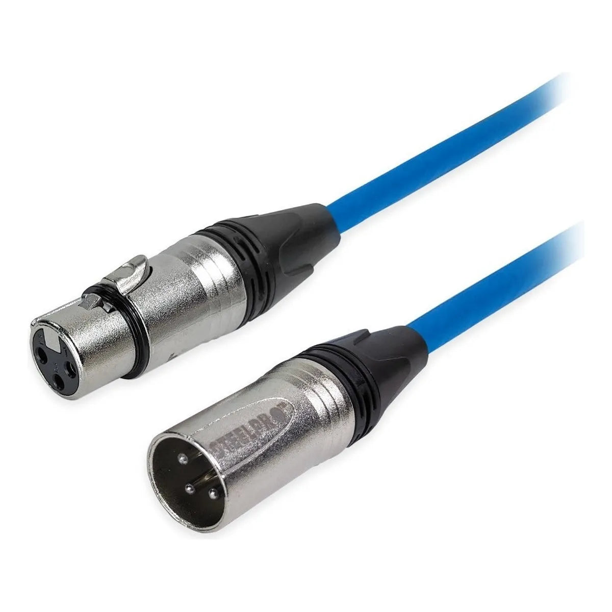 Cable Xlr 1m Balanceado Steelpro Xlr-az-1m Plug-jack Prof