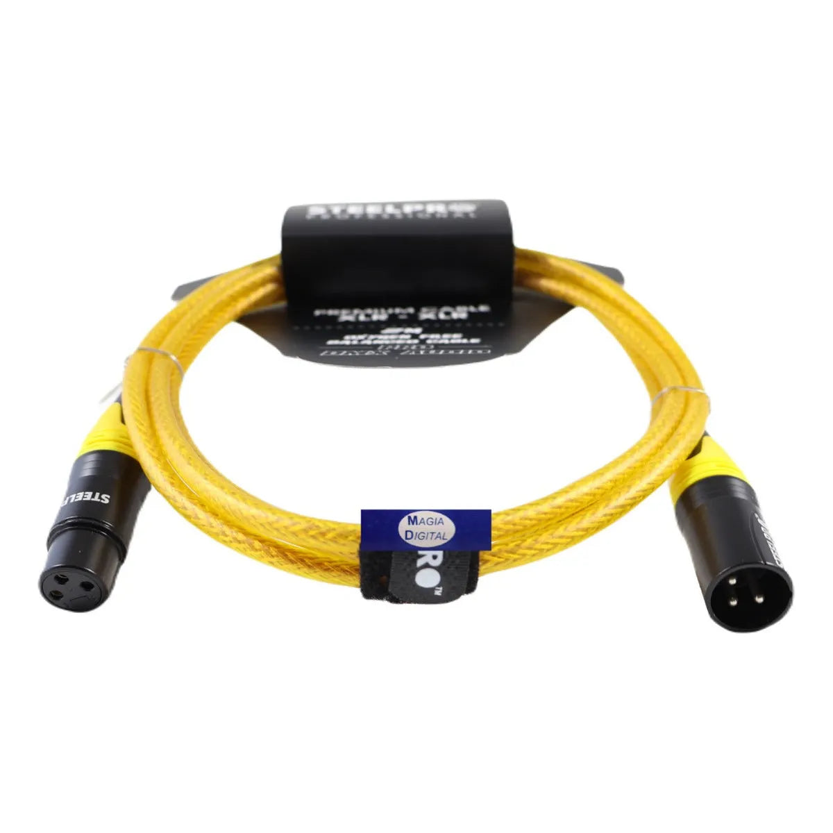 Cable Xlr 1m Balanceado Steelpro Xlr-yll-1m Plug-jack Profes