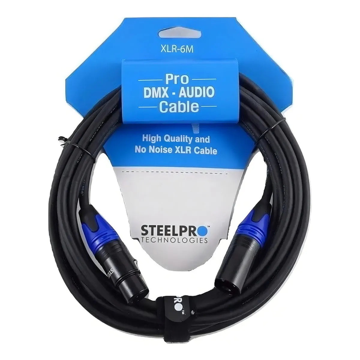 Cable Xlr 6m Balanceado Profesional Macho - Hembra Steelpro