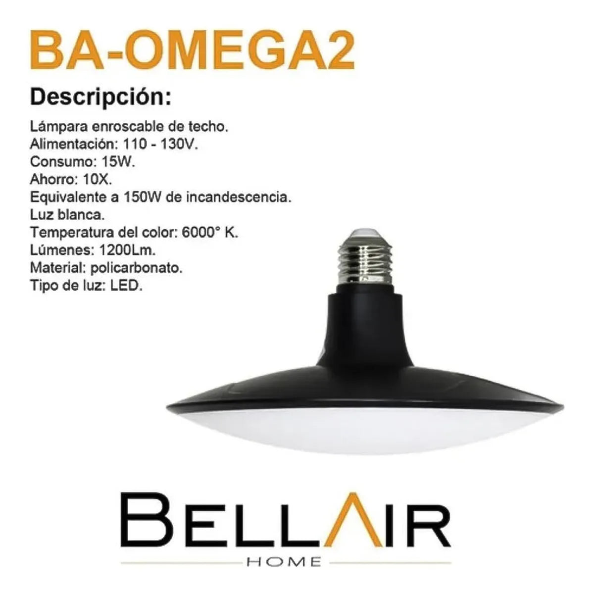 Caja Master Con 16 Lámparas Led Circulares Ba-omega2 De 150w