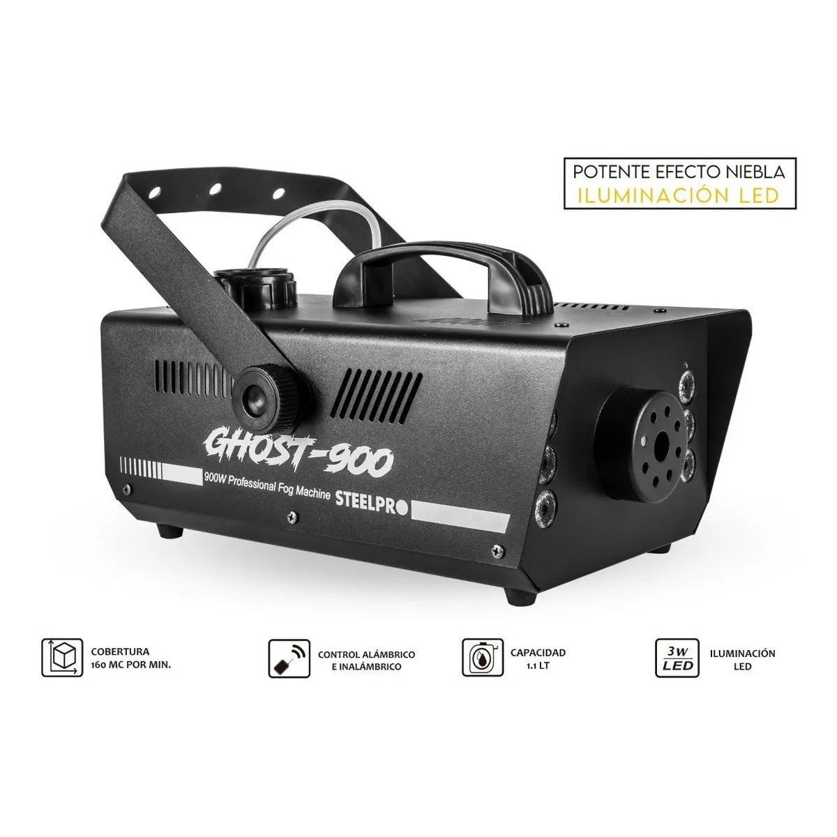 Camara De Humo Steelpro 900w + 3litros De Liquido De Humo