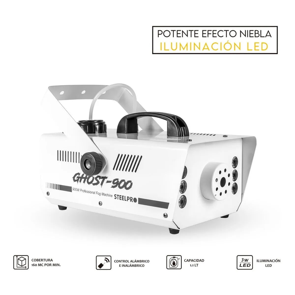 Camara De Humo Steelpro 900w + 3litros De Liquido De Humo