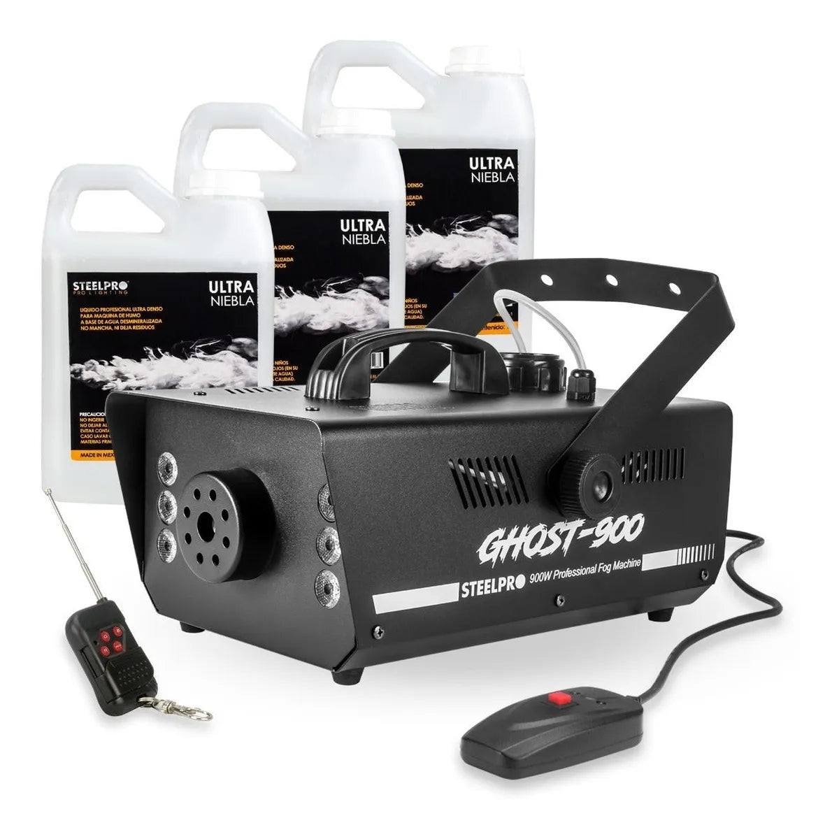 Camara De Humo Steelpro 900w + 3litros De Liquido De Humo