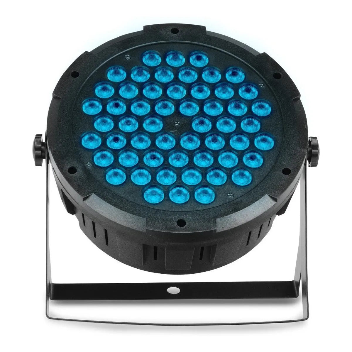 Cañón Led Par 54 Led X 3w Rgb + Ambar Full Color - Steelpro