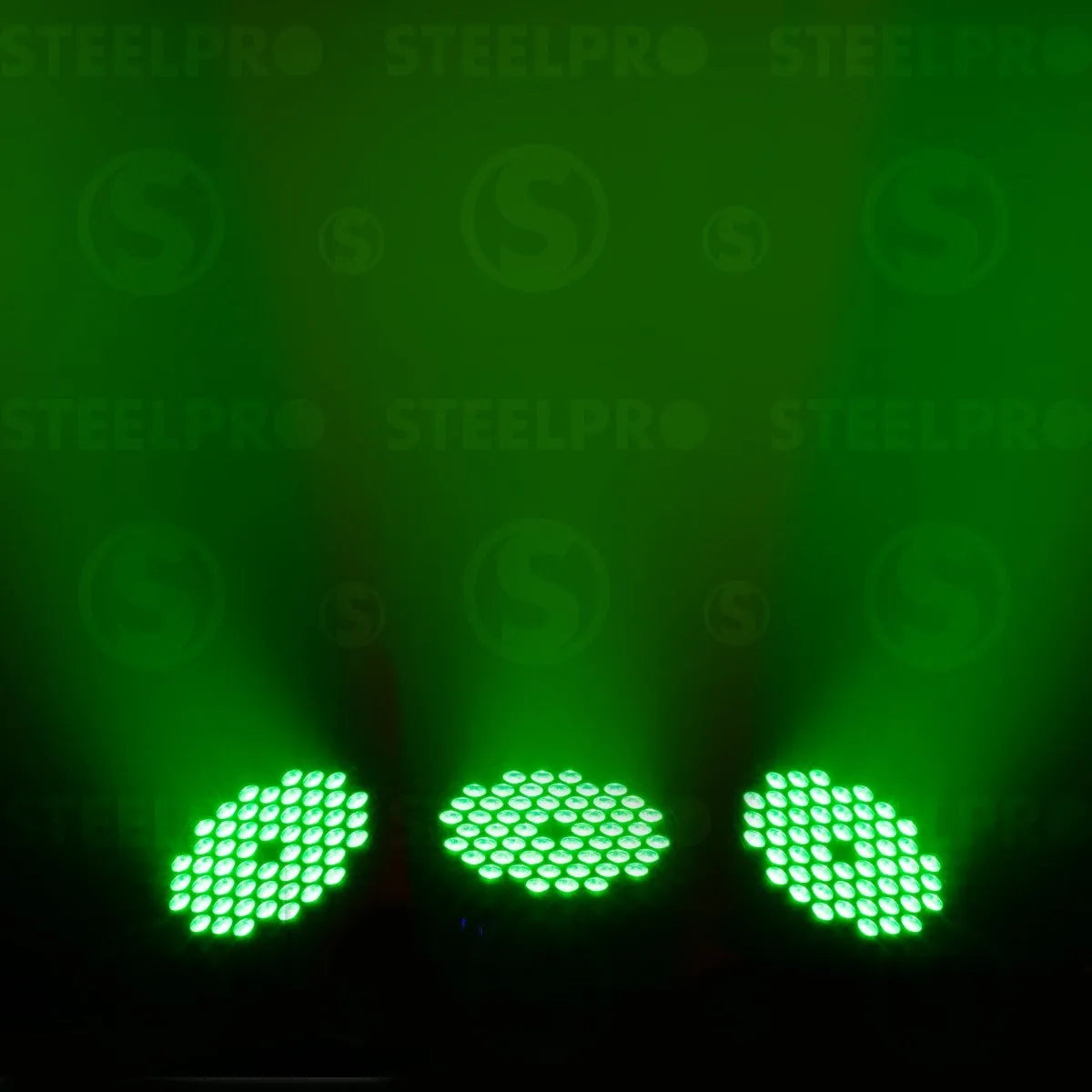 Cañón Led Par 54 Led X 3w Rgb + Ambar Full Color - Steelpro