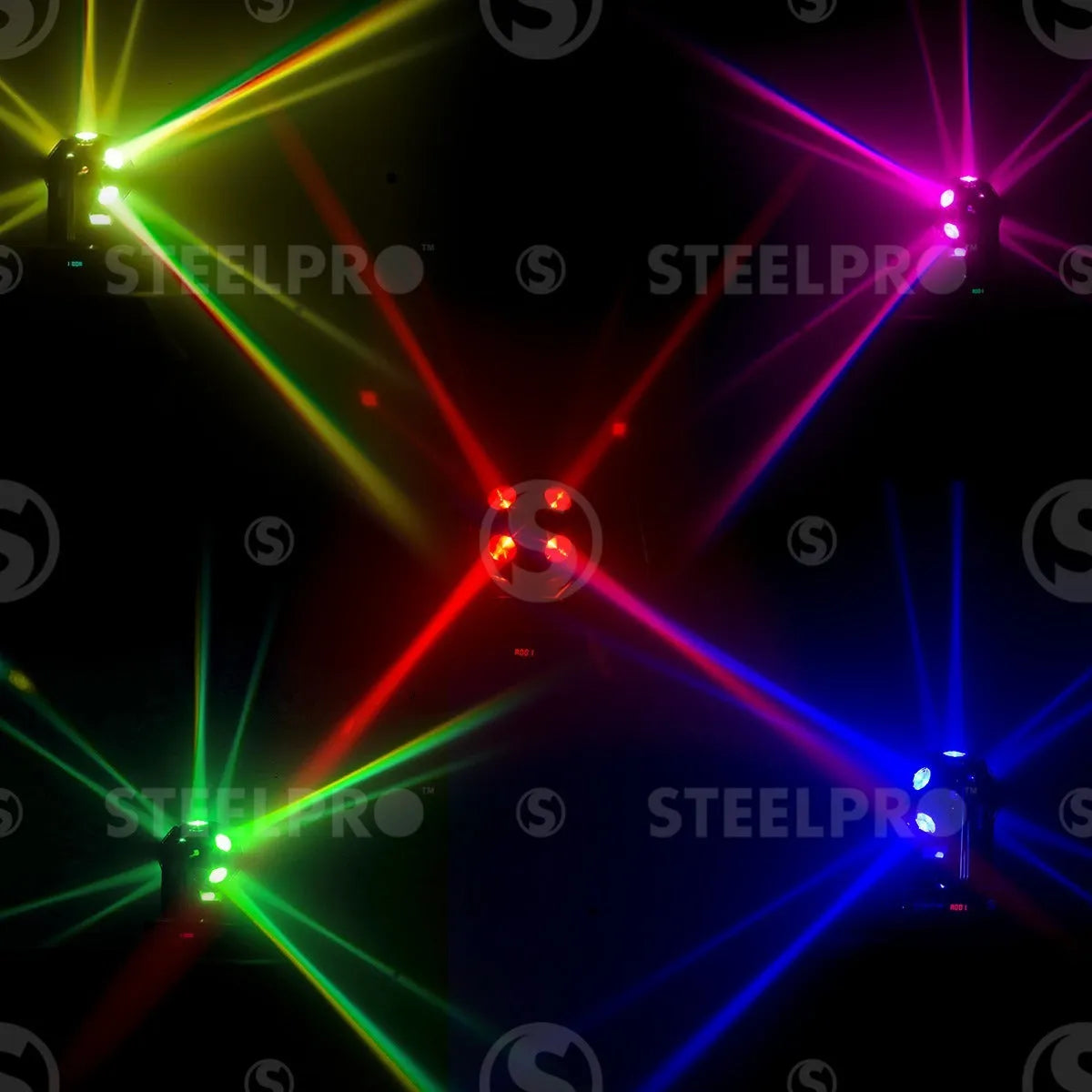 Case 2 Cabezas Móviles Beam Rgbw 12x15w Retroball-steelpro