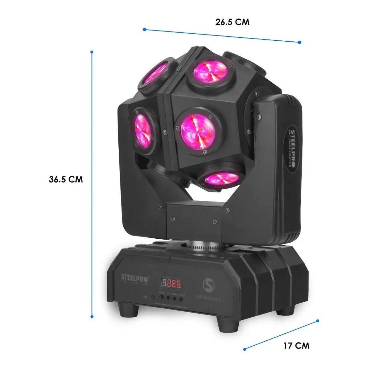 Case 2 Cabezas Móviles Beam Rgbw 12x15w Retroball-steelpro