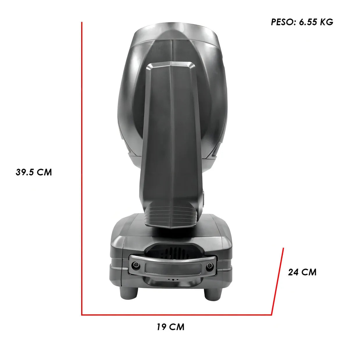 Case 2 Cabezas Móviles Led Beam Profesional Rainbow Steelpro