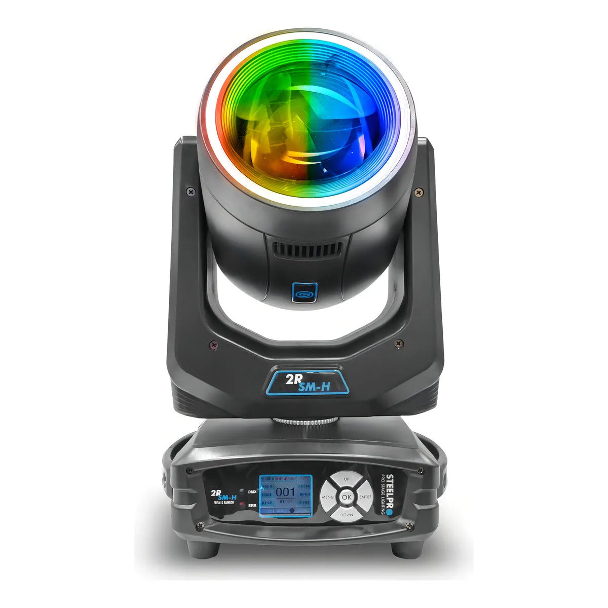 Case 2 Cabezas Móviles Led Beam Profesional Rainbow Steelpro