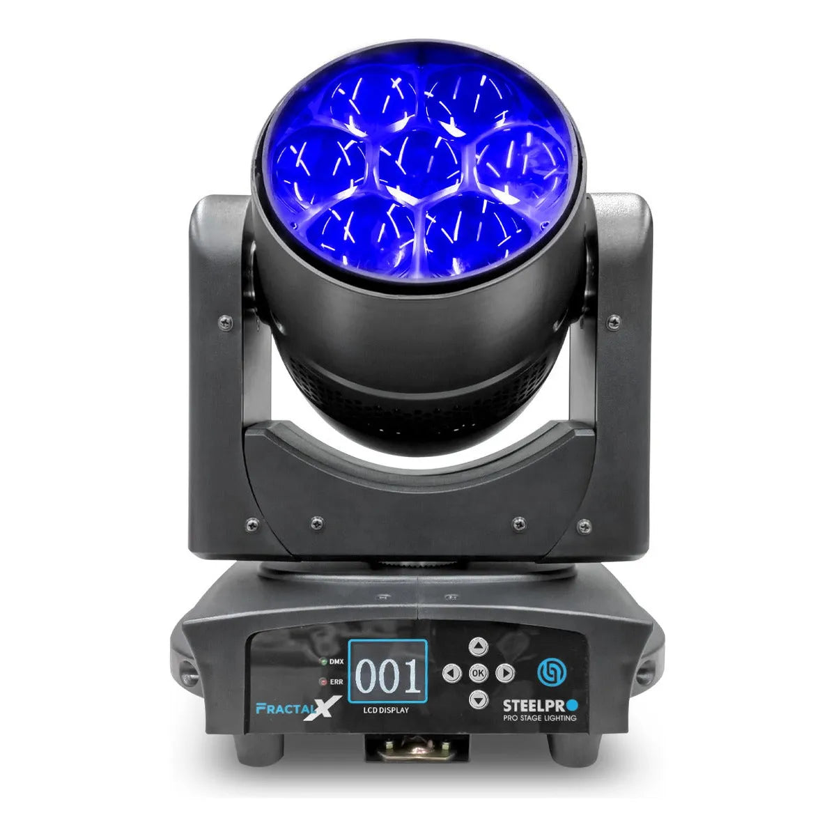 Case Cabezas Robóticas Led 7x40w Rgbw Efecto Wash Steelpro