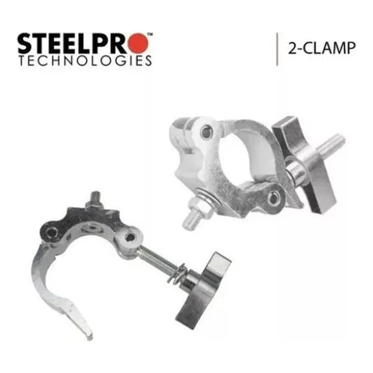 Clamp Hamburguesa Metal 2-clamp Para Luces Led Dj Estructura