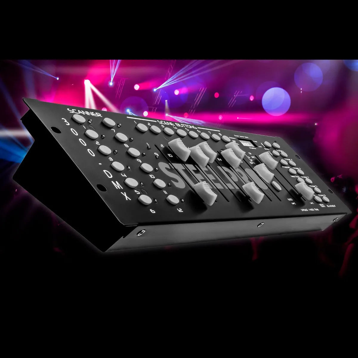 Controlador Dmx512 ,12 Escaners , 192 Canales - Steelpro