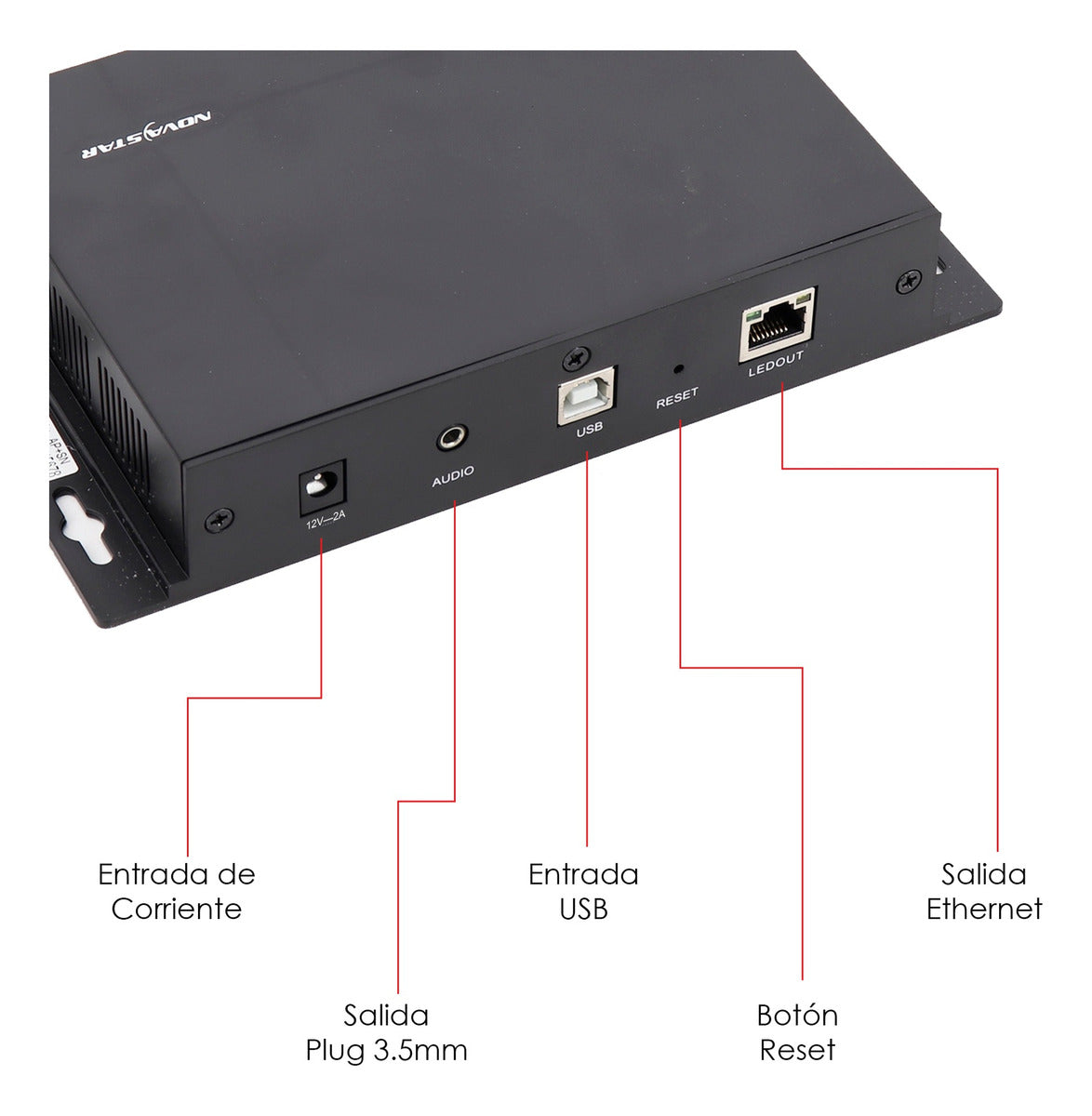 Novastar Tb1-4g Reproductor Multimedia De Vídeo Alta Calidad