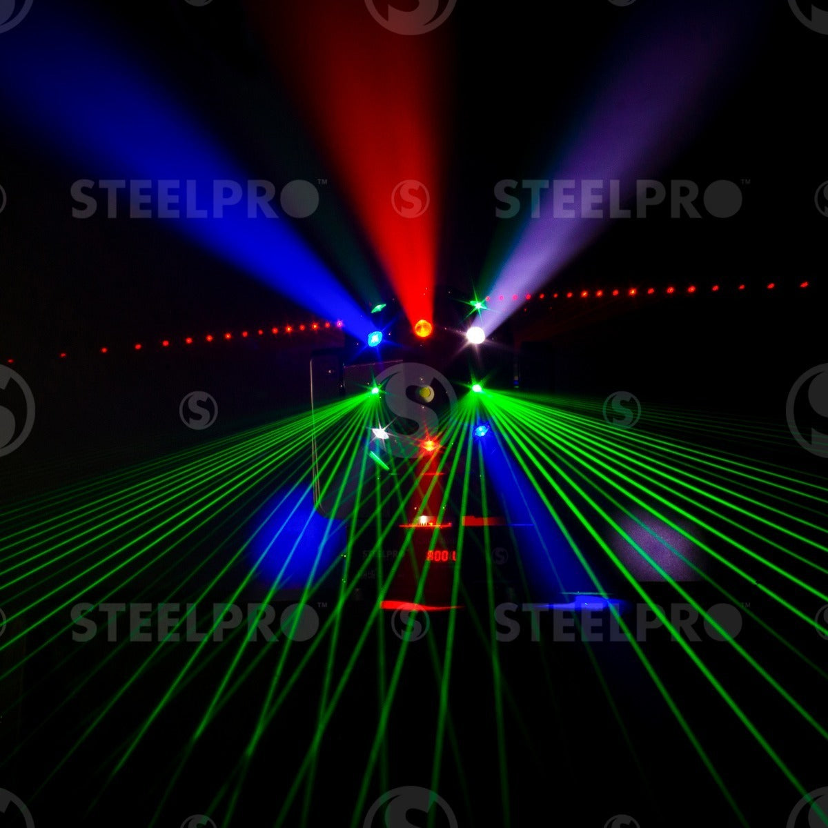 Cabeza Movil Led + Laser Beam Steelpro Magic Ball