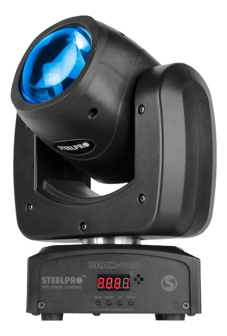 Luz De Escenario Led Cabeza Móvil Steelpro Beam-80h 127v Luces Color Azul