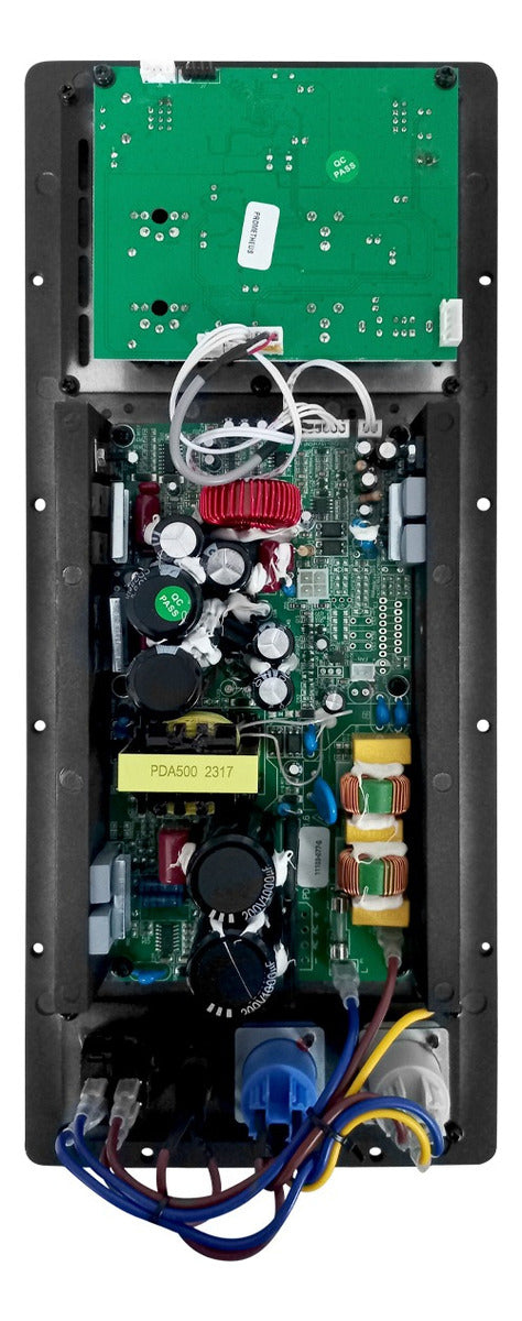 Modulo Amplificado Para Bajos Potencia 850w/ Rms Steel Pro Color Negro Potencia De Salida Rms 800 W