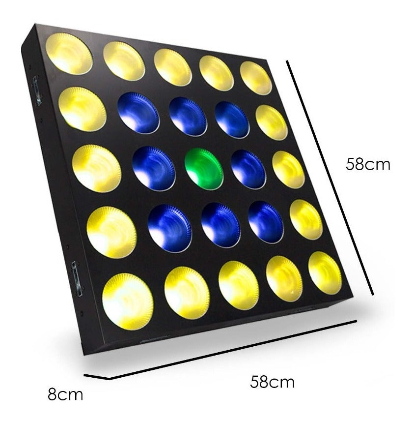 Panel Led Profesional Dj 25x15 W Rgbw 4 En 1 - Steelpro