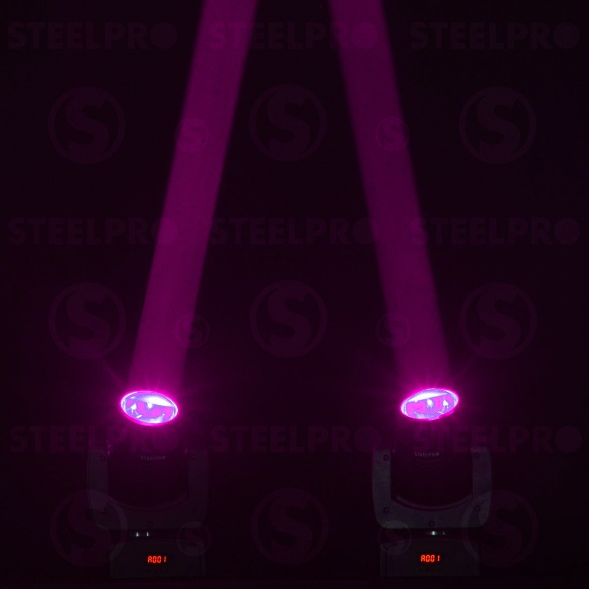 Luz De Escenario Led Cabeza Móvil Steelpro Beam-80h 127v Luces Color Azul