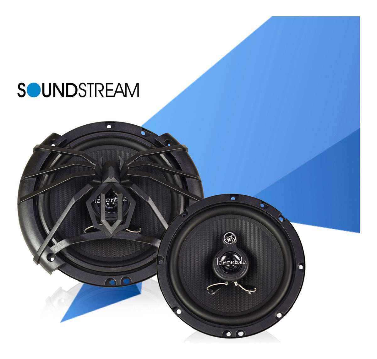 Kit Autoestereo Bluetooth 1 Din Y Bocinas 6.5 Soundstream