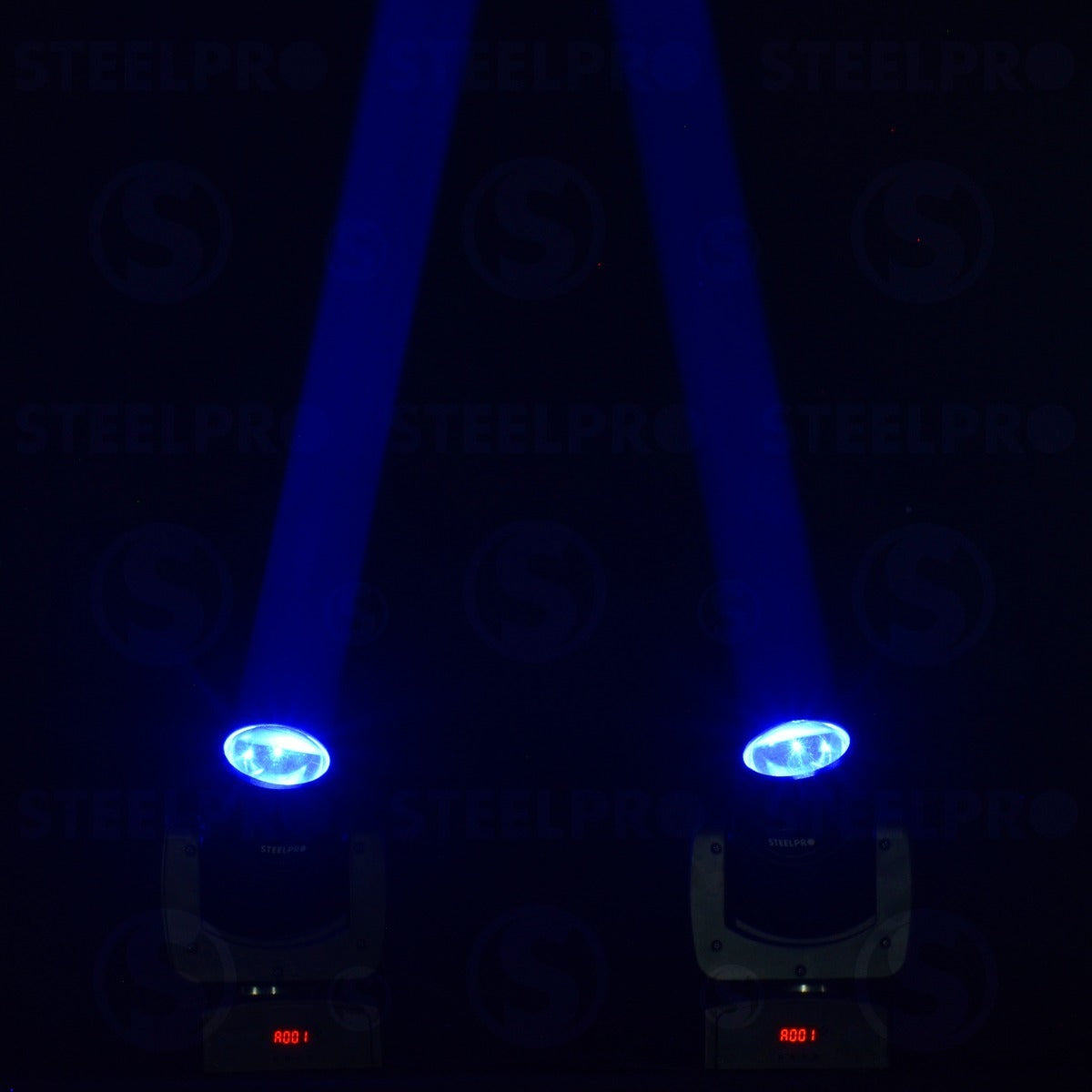 Luz De Escenario Led Cabeza Móvil Steelpro Beam-80h 127v Luces Color Azul